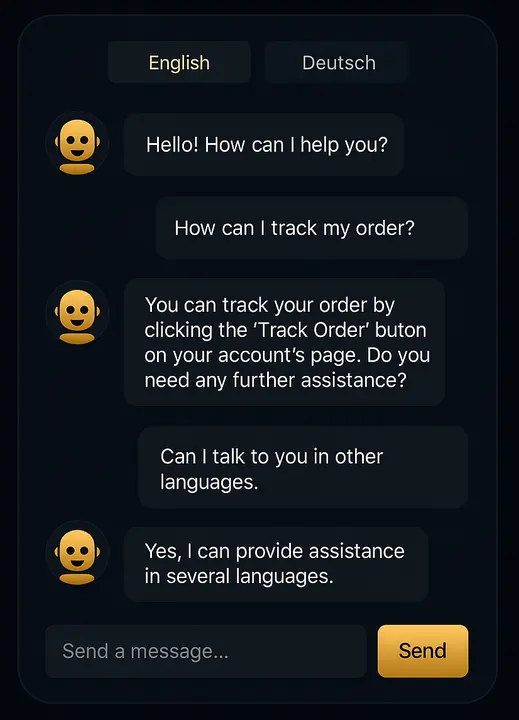 AI Chatbot Interface